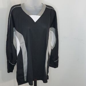 Men's Black and Gray Jersey